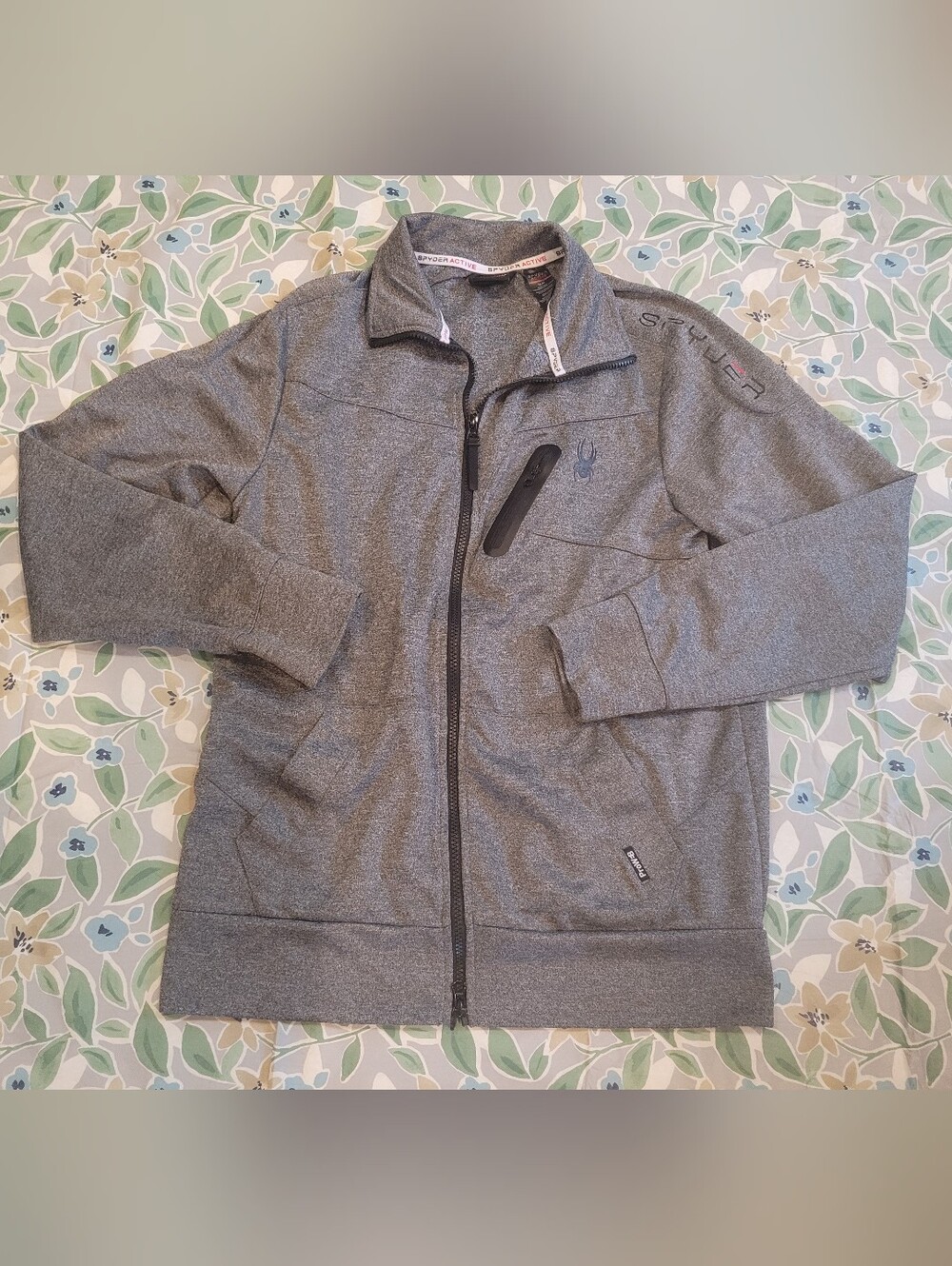Men's Medium Spyder Active Prow Full Zip Athletic Jacket